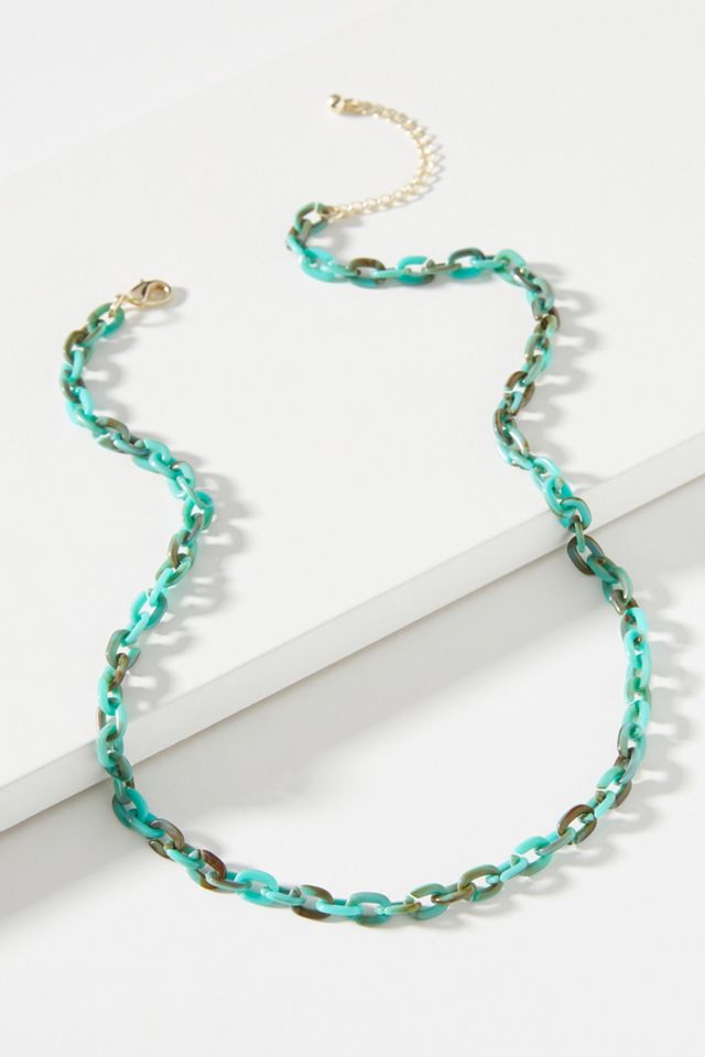 Sally Resin Link Necklace