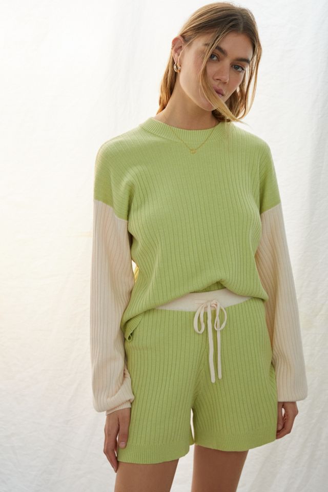 Colorblocked Knit Lounge Set #3