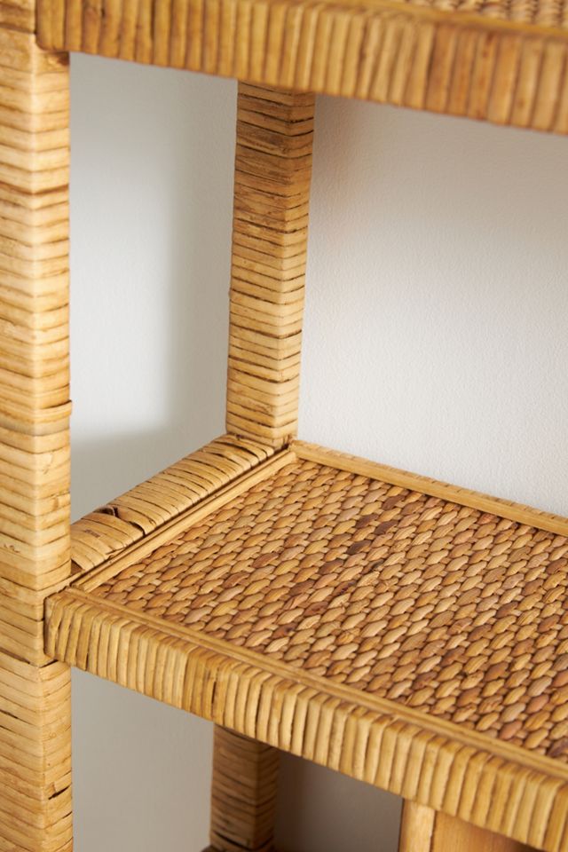 Selena Rattan Shelving Unit #4