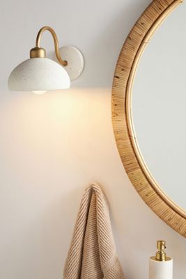 Stevie Speckled Ceramic Sconce Wall Light
