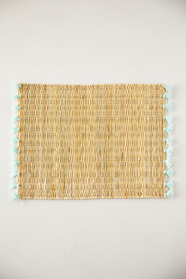 Tassel Raffia Placemats, Set of 4 #1