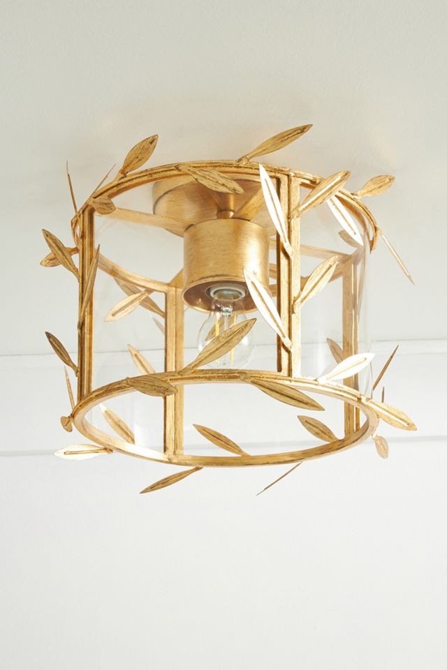 Willow Leaf Indoor/Outdoor Flush Mount #2