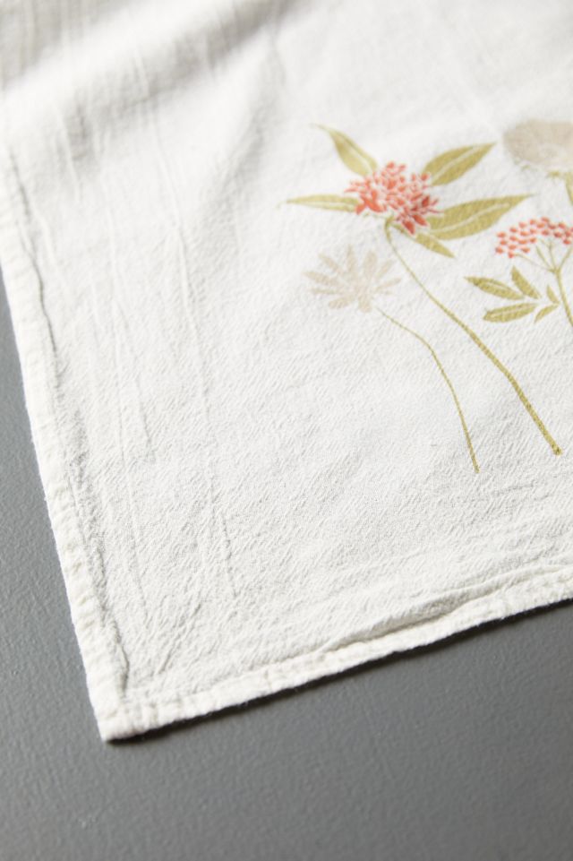 Joyful Flowers Dish Towel #2