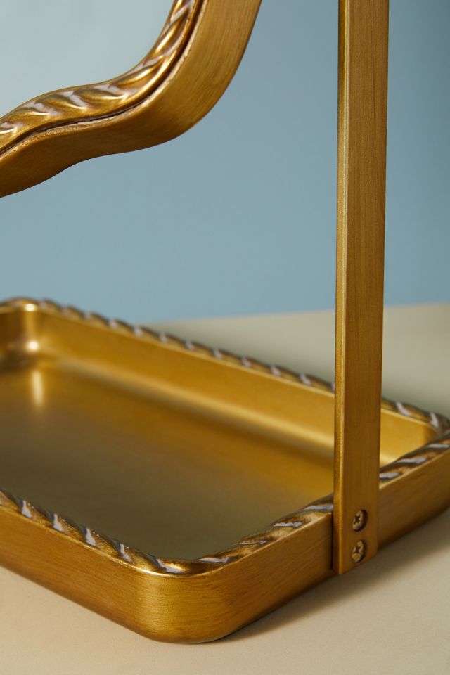 Brodie Twisted Metal Tabletop Vanity Mirror #3