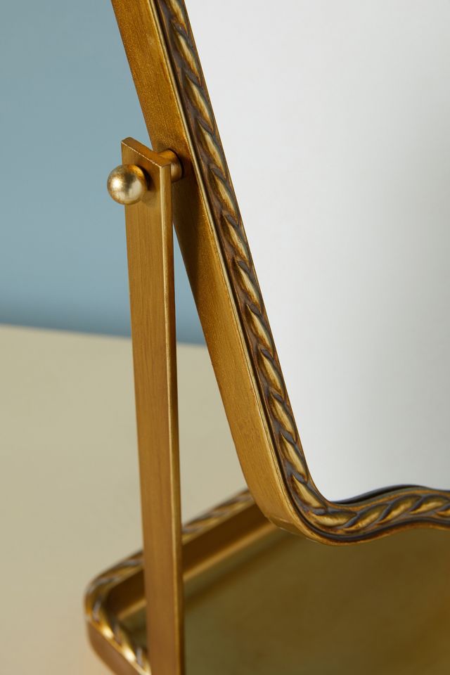 Brodie Twisted Metal Tabletop Vanity Mirror #4