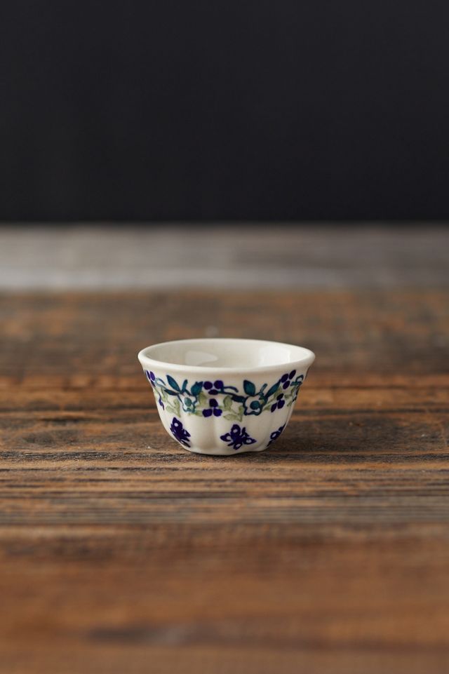 Butterfly + Flower Ceramic Pinch Bowl #2