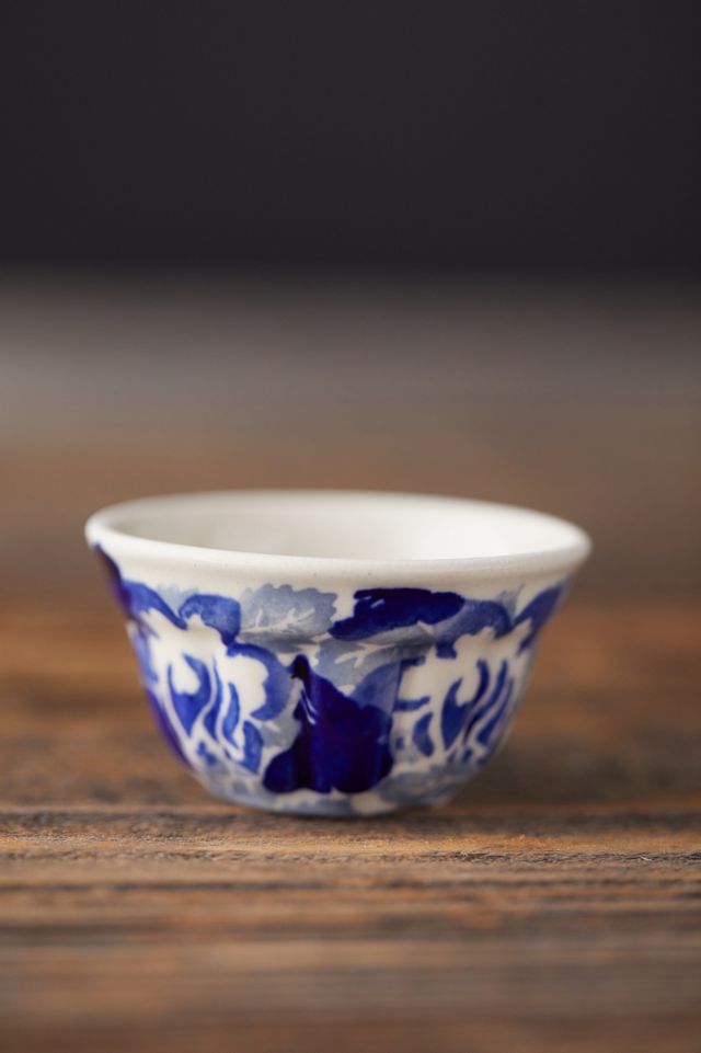Abstract Blooms Ceramic Pinch Bowl #3