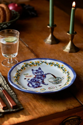 Nathalie Lete Heritage Dinner Plate | AnthroHome
