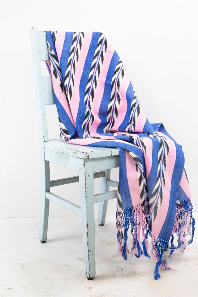 Archive New York Palm Ikat Blanket #2