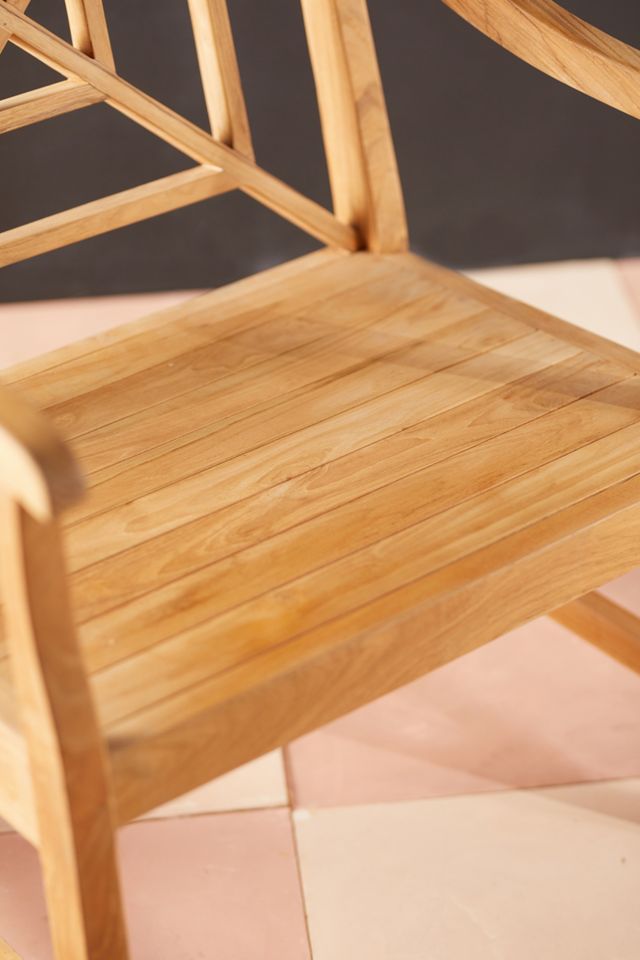 Fretwork Teak Chair #5