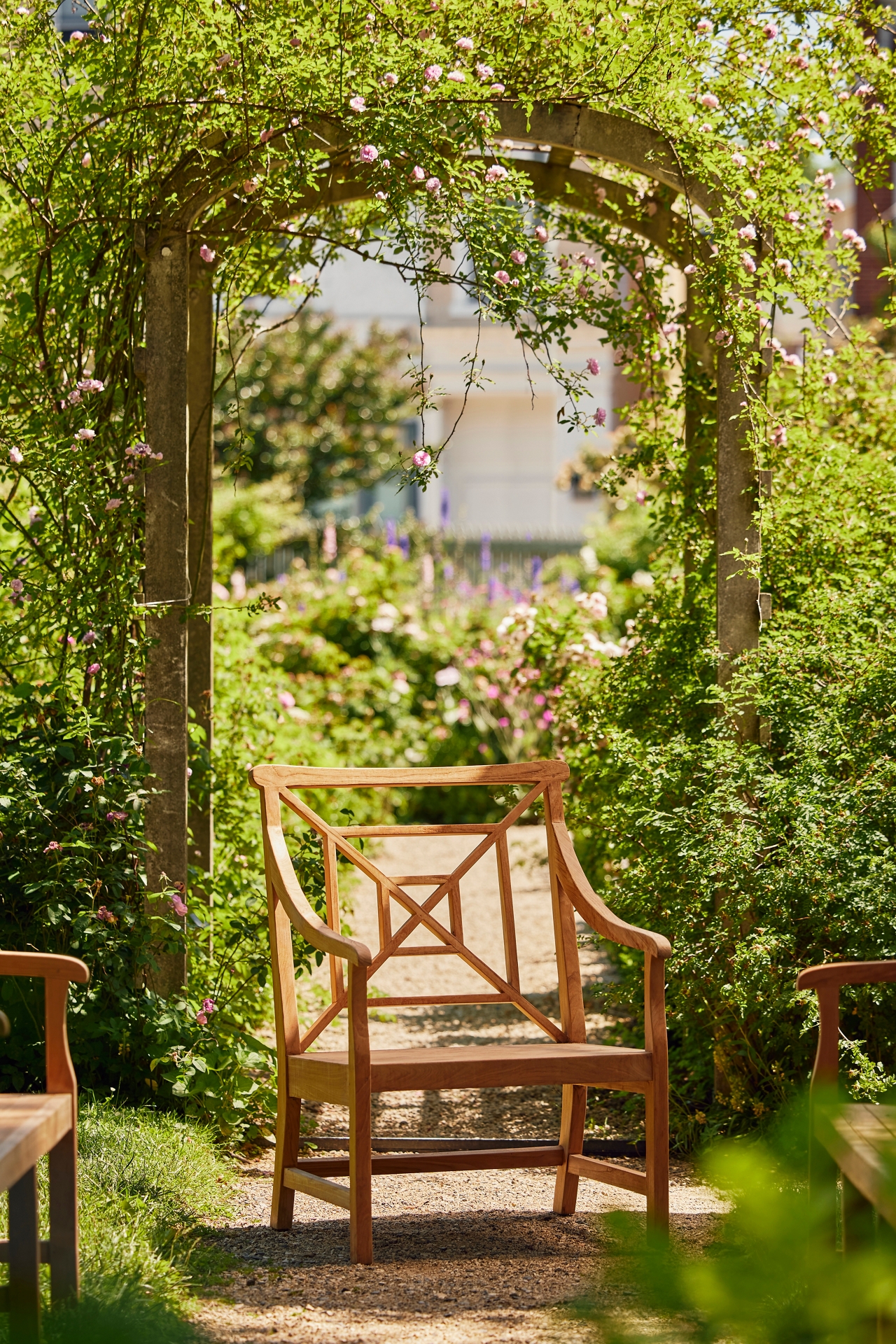 Fretwork Teak Chair