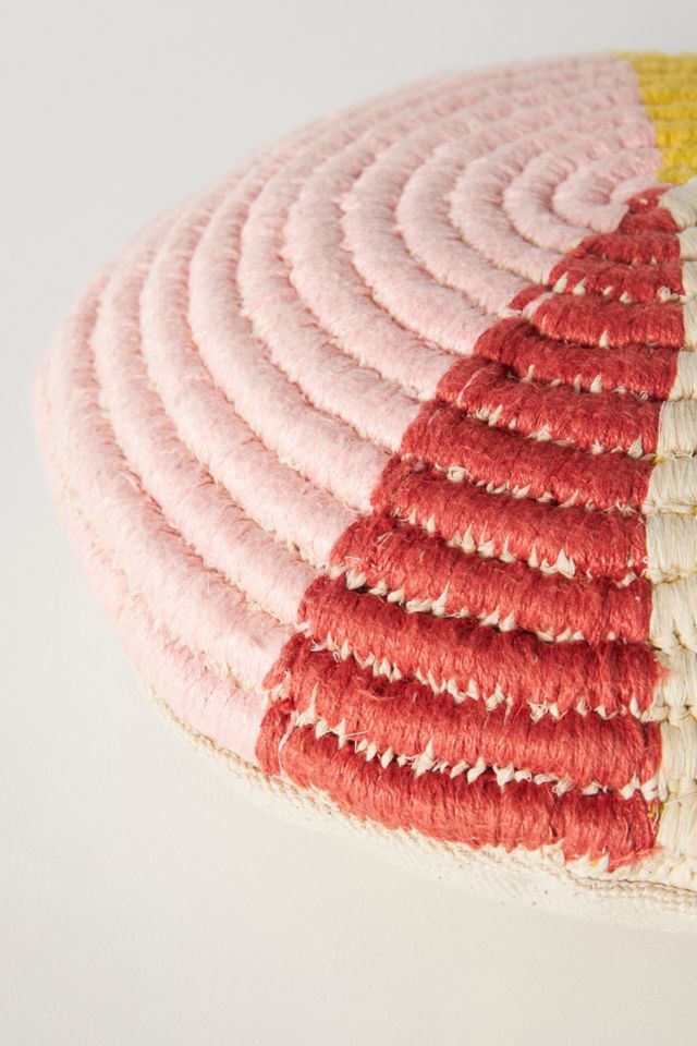 Handwoven Spiral Pillow #2