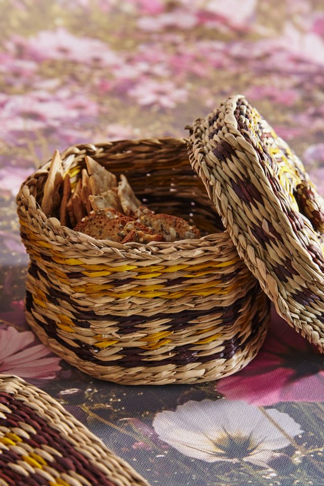 Olli Ella Lidded Picnic Baskets, Set of 2 #2