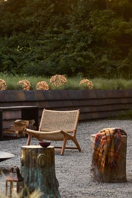 Havana Open Weave Armless Chair