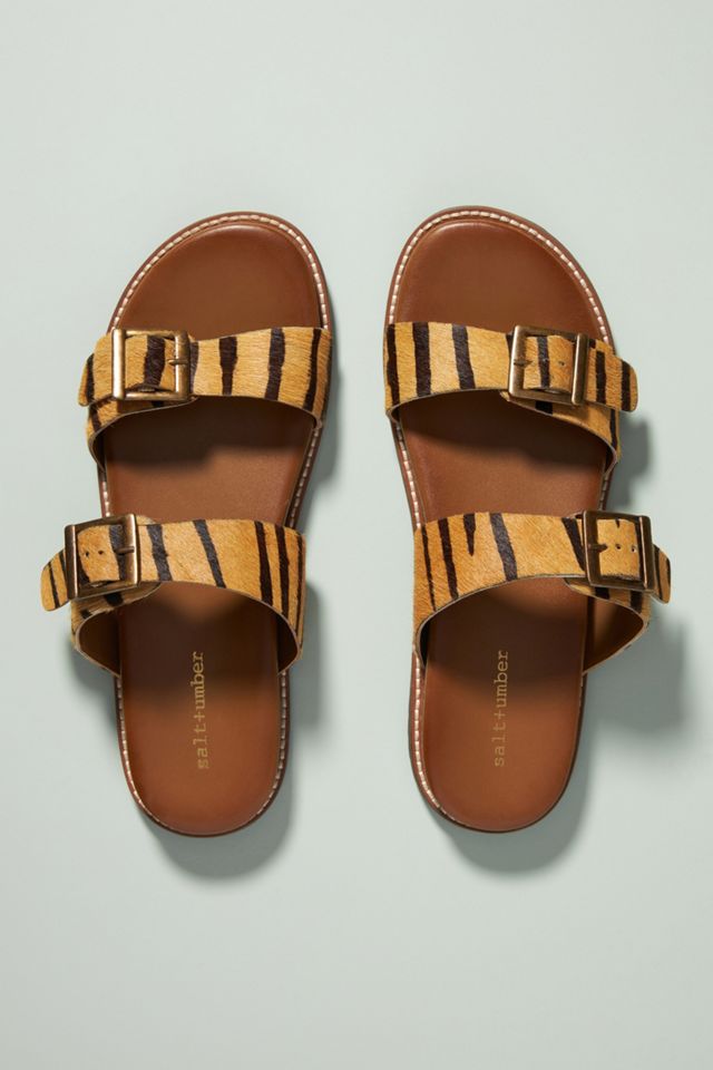 Salt + Umber Two-Strap Sandals #1