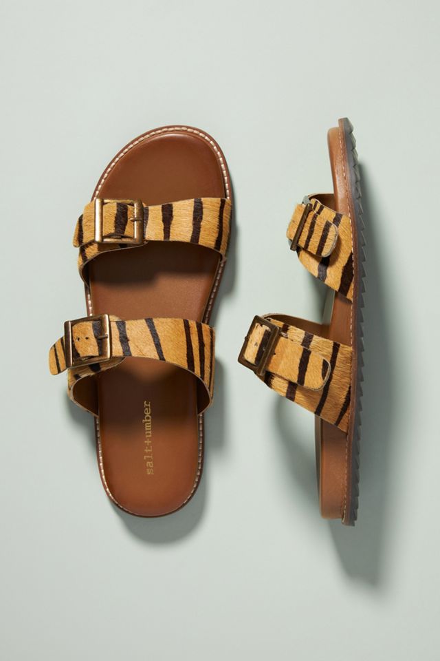 Salt + Umber Two-Strap Sandals | Anthropologie