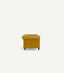 Lyre Chesterfield Leather Two-Cushion Sofa