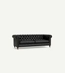 Lyre Chesterfield Leather Two-Cushion Sofa
