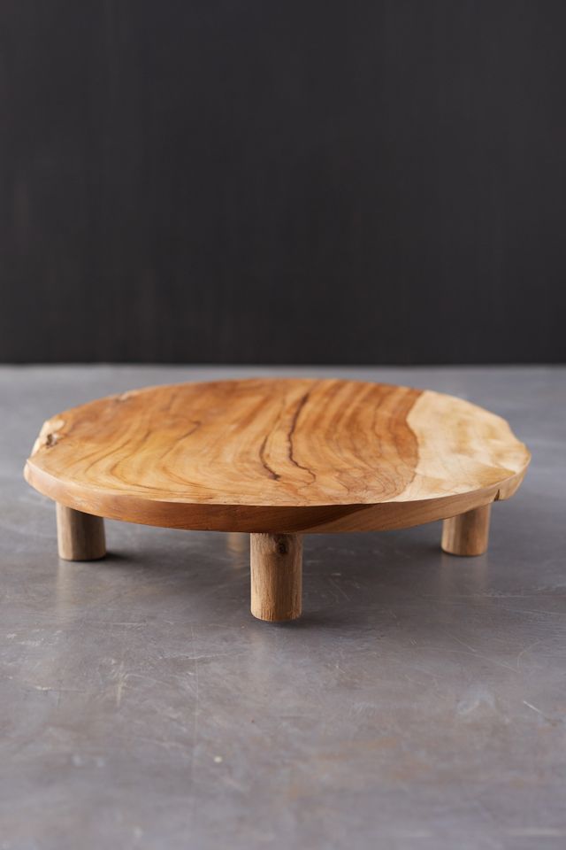 Teak Plant Stand, Short #2