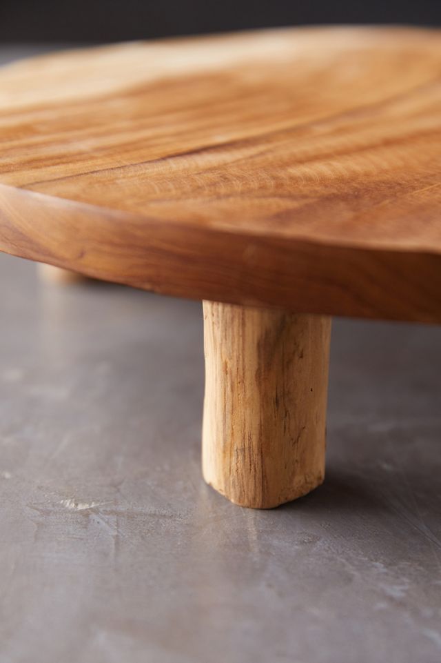 Teak Plant Stand, Short #7