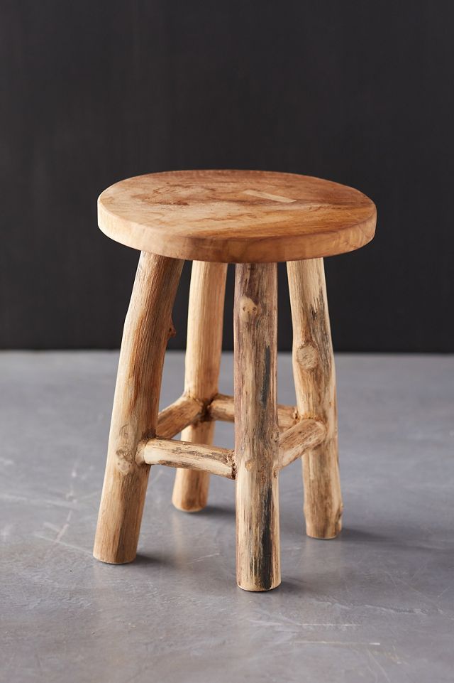 Teak Plant Stand, Tall #1