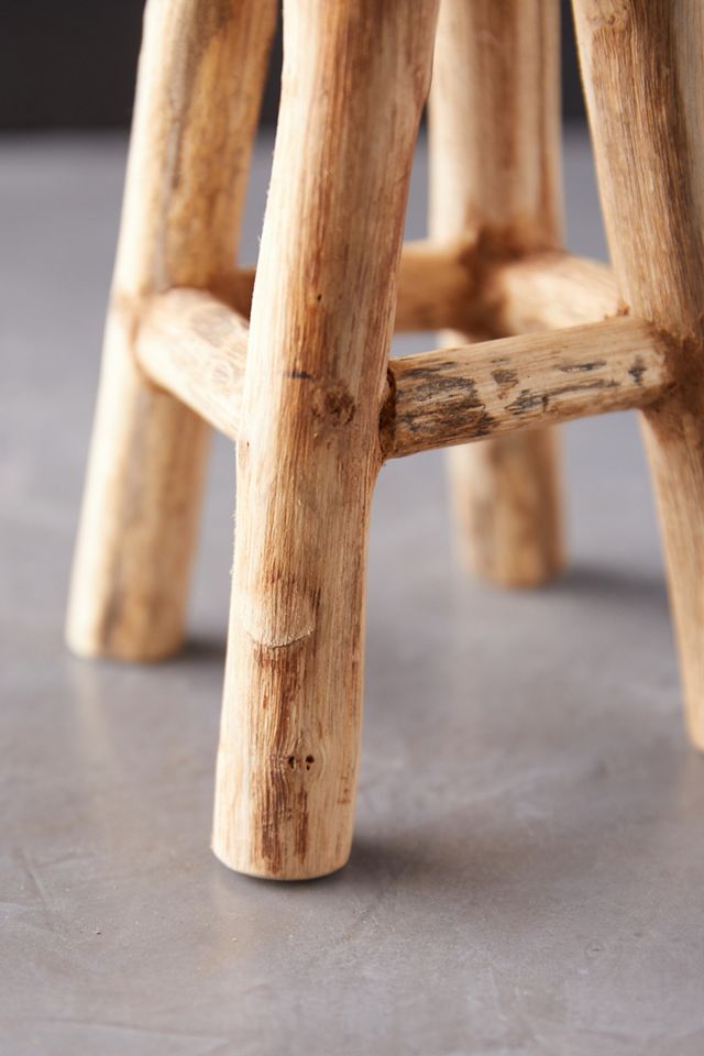 Teak Plant Stand, Tall #4