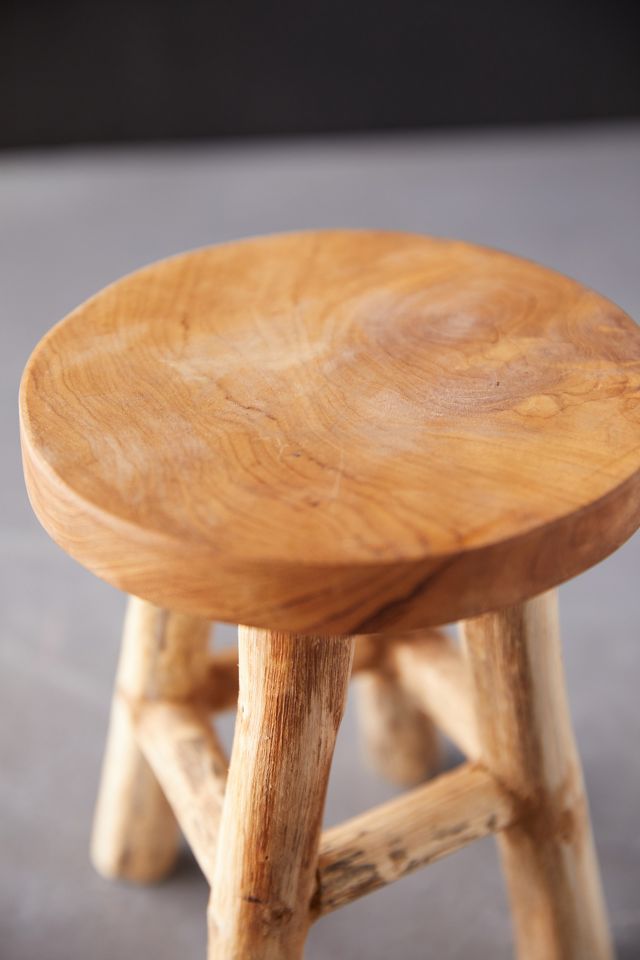 Teak Plant Stand, Tall #5