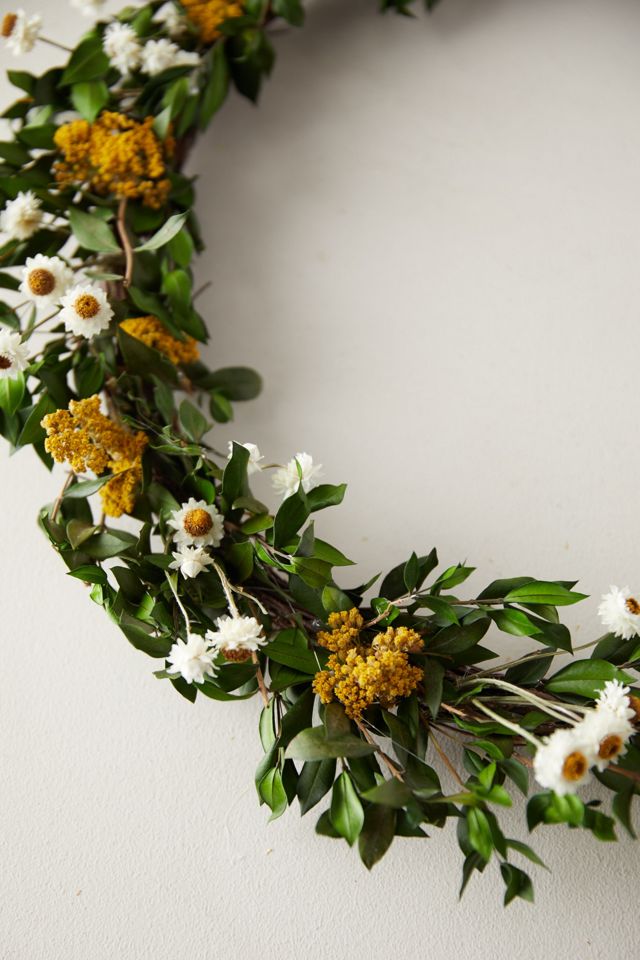 Preserved Spring Sun Wreath #2