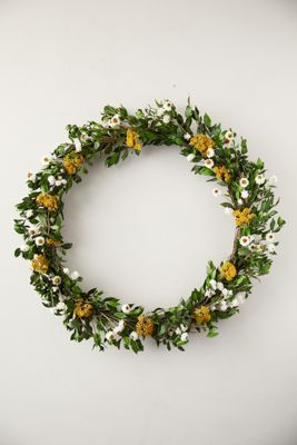 Preserved Spring Sun Wreath