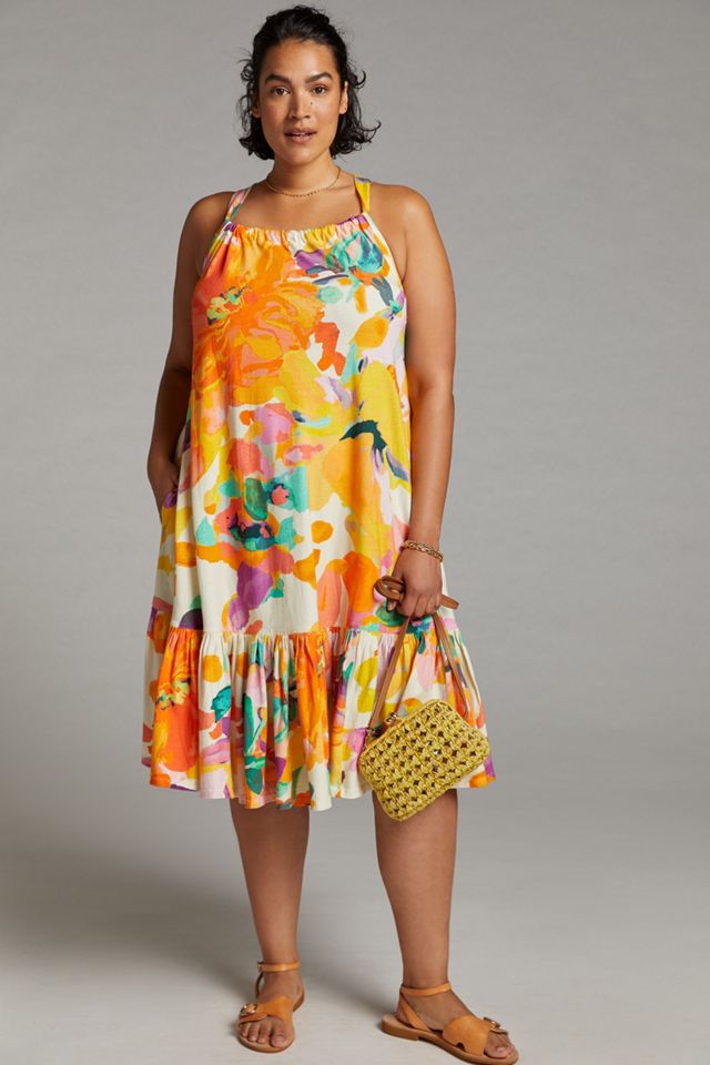 Daily Practice by Anthropologie Frida Cross-Back Midi Dress #3