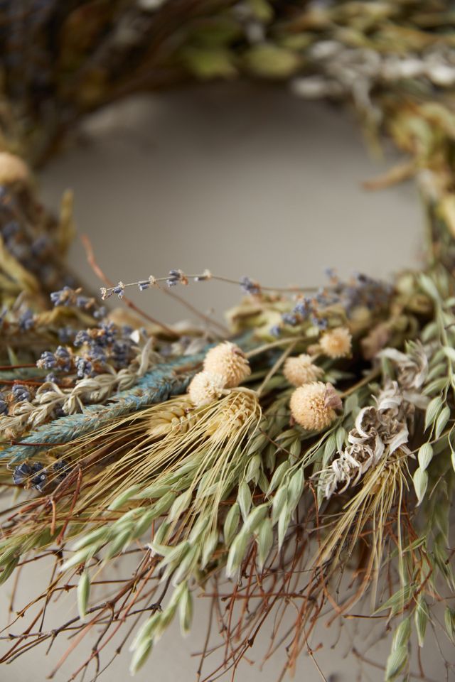 Preserved Sunkissed Blue Wreath #4