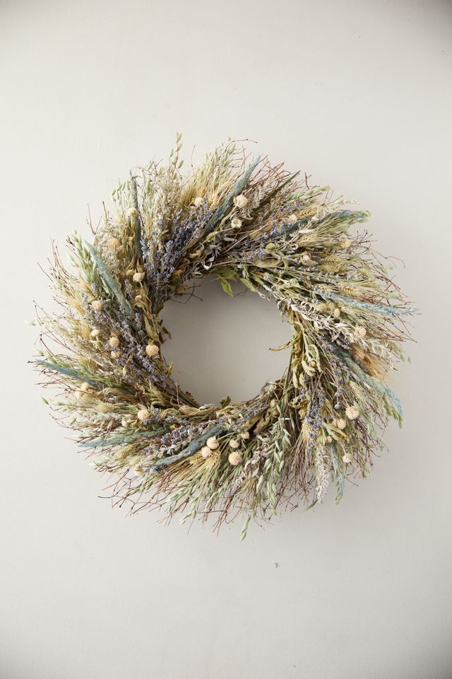 Preserved Sunkissed Blue Wreath #3
