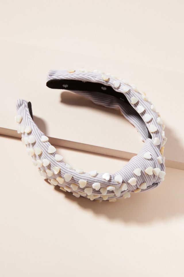 Lele Sadoughi Heart-Studded Headband | Anthropologie display picture 2