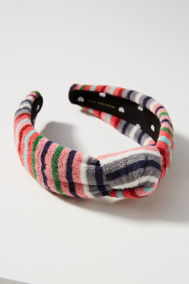 Lele Sadoughi Terry Knotted Headband | Anthropologie display picture 2
