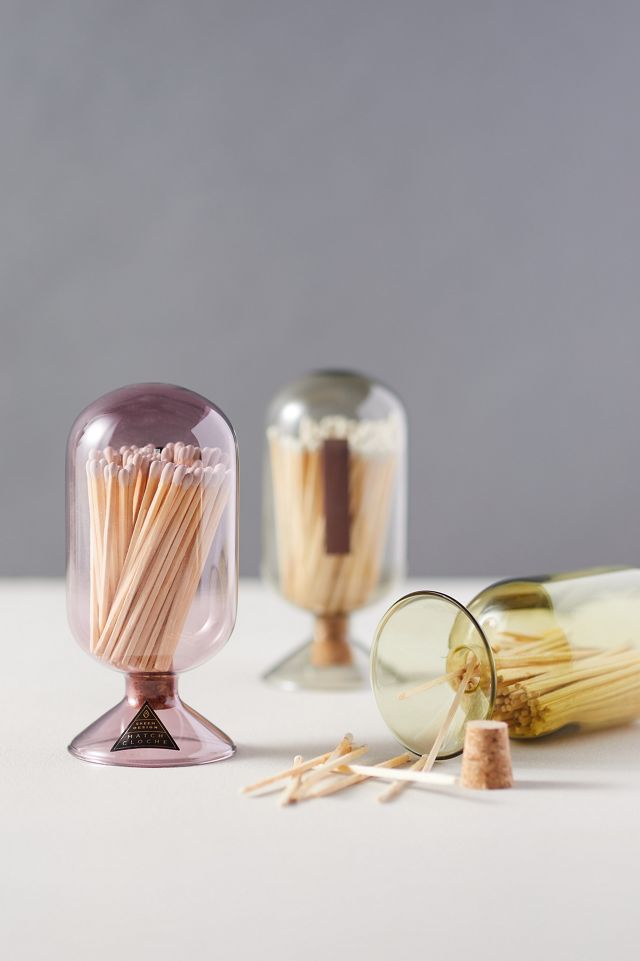 Glass Cloche with Matches #2