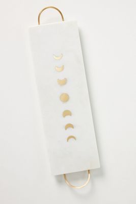 Moon Phase Marble Cheese Board