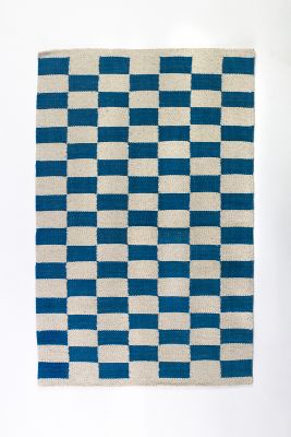 ARCHIVE NEW YORK ZAPOTEC CHECKERED RUG 