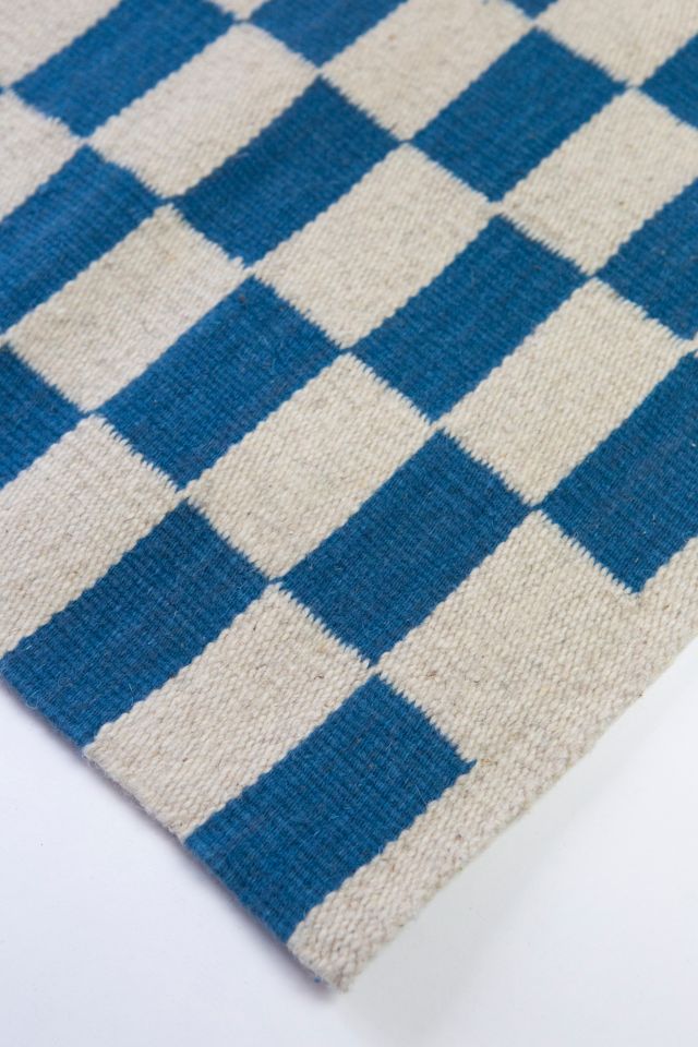 Archive New York Zapotec Checkered Rug #1