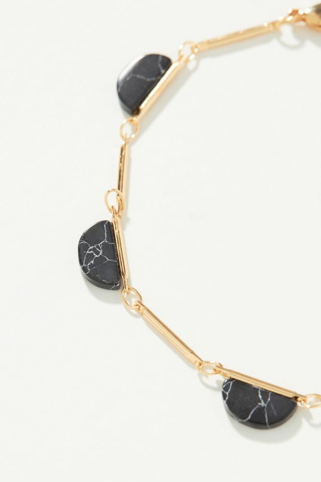 Scalloped Stone Bracelet #2