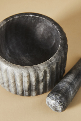 Marble Mortar and Pestle Set - Thumbnail 2