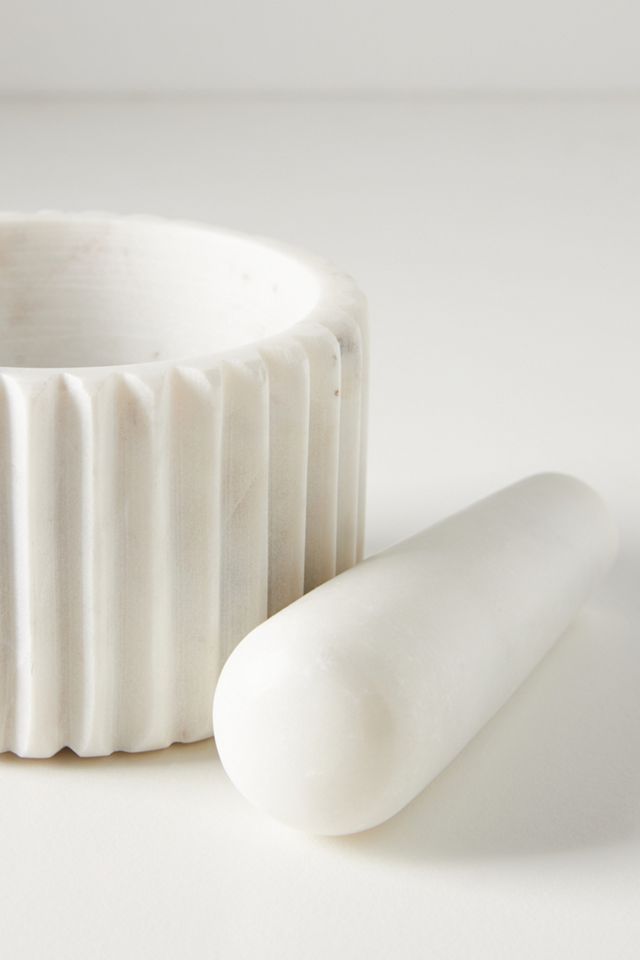 Marble Mortar and Pestle Set
