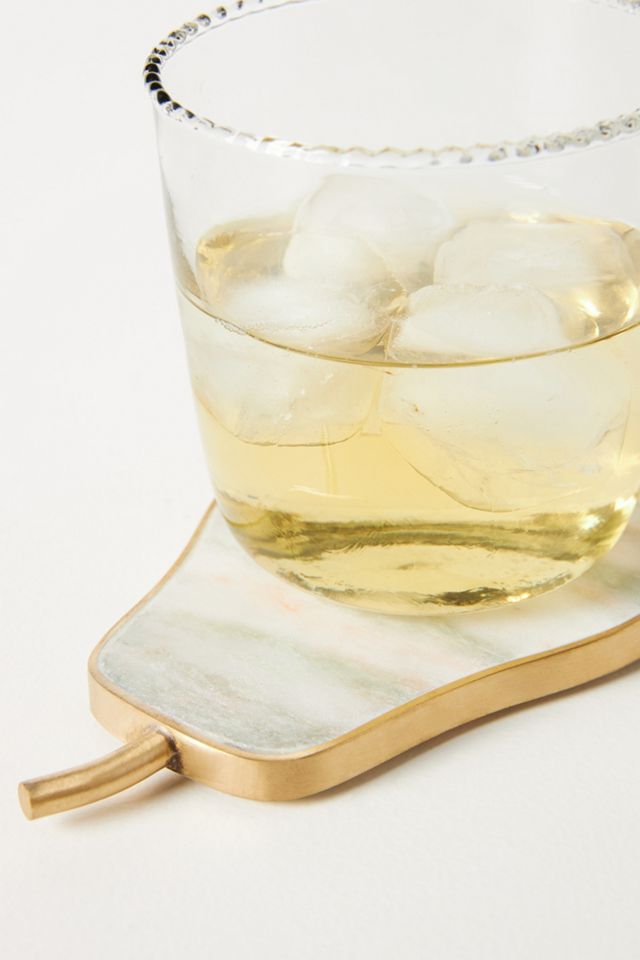 Pear Marble Coasters, Set of 4 #1
