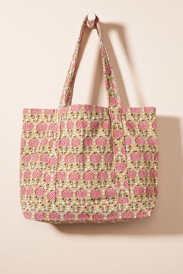 SZ Blockprints Spring Tote Bag #1