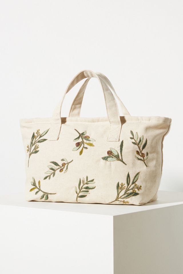 Embroidered Tote Bag