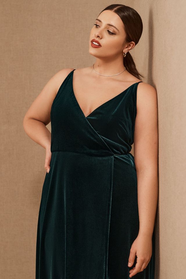 Jenny Yoo Andi Velvet Wrap Dress Anthropologie