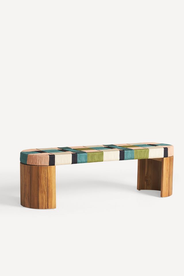 Della Indoor Outdoor Bench AnthroLiving