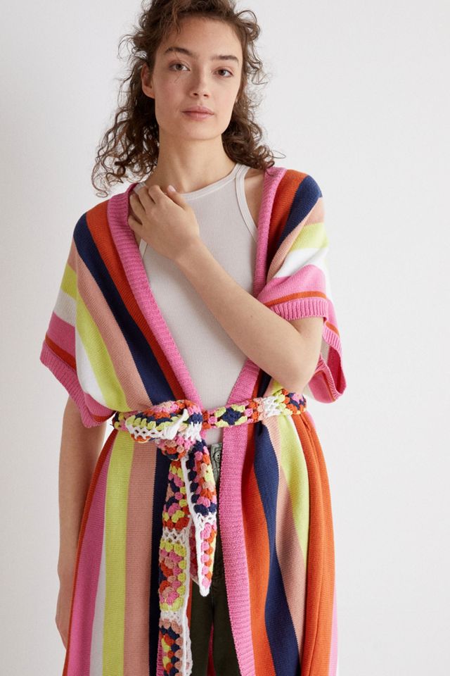 Belted Stripe Kimono #1