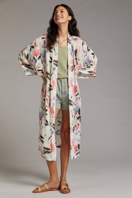 Petal Printed Kimono