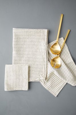 Waffle Weave Cotton Dish Towel