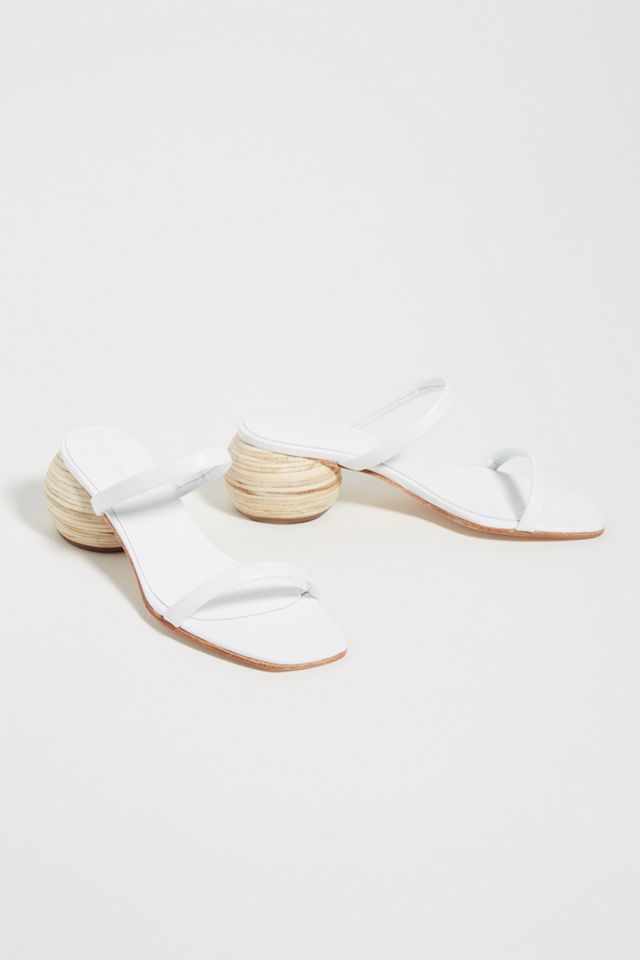 Huma Blanco Heeled Slide Sandals #1